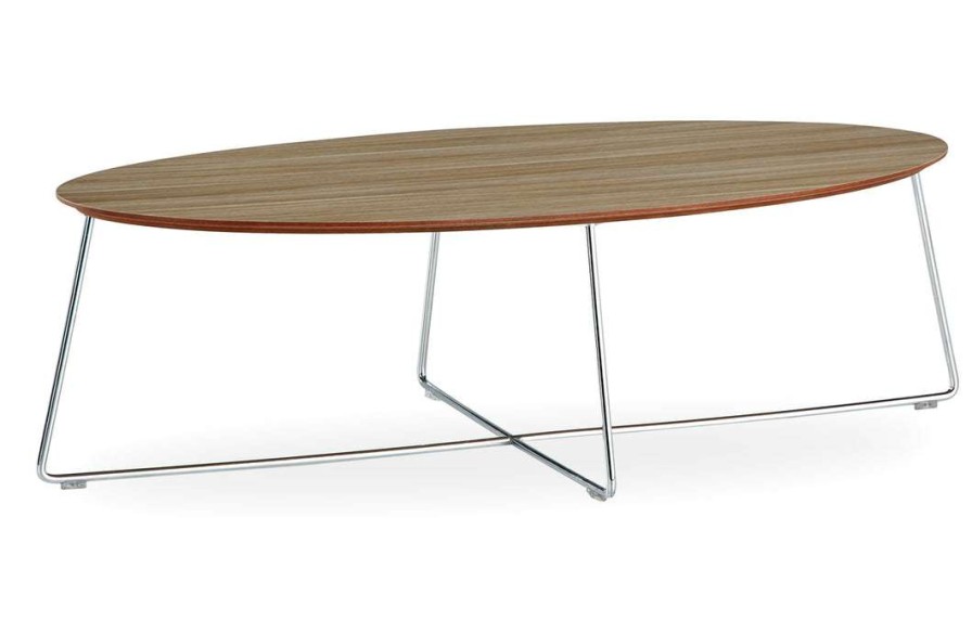 Modern Living * | B&T Accent Tables Fly Elliptic Coffee Table