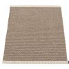 Modern Outdoor * | Pappelina Mono Mud & Dark Mud Rug