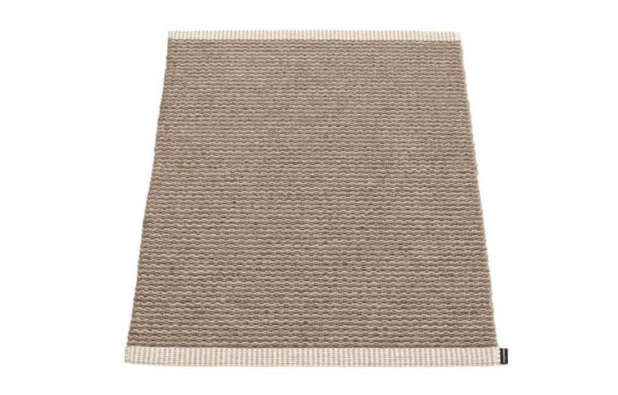 Modern Outdoor * | Pappelina Mono Mud & Dark Mud Rug