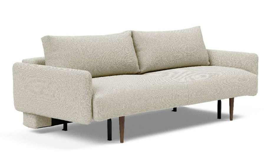 Modern Living * | Innovation Modern Living Frode Dark Styletto Sofa Bed Upholstered Arms