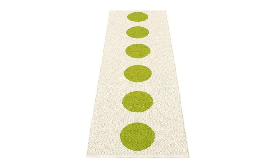 Modern Outdoor * | Pappelina Rugs Vera Apple & Vanilla Runner Rug