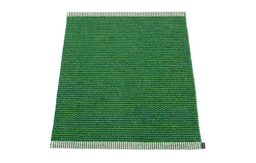 Modern Outdoor * | Pappelina Mono Grass Green & Dark Green Rug