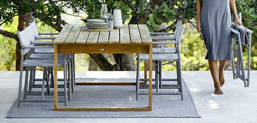 Modern Outdoor * | Cane-Line Endless Rectangle Dining Table