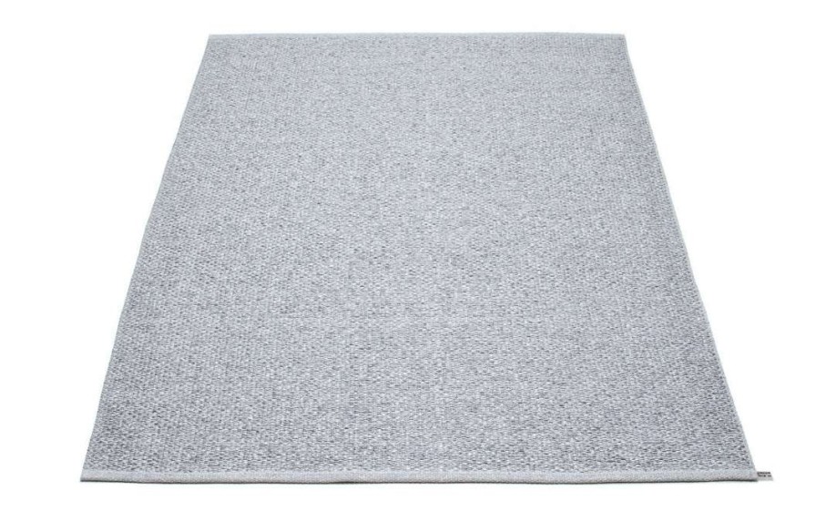 Modern Outdoor * | Pappelina Rugs Svea Metallic Grey & Grey Rug