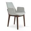 Modern Dining * | Sohoconcept Modern Living Eiffel Arm Wood Chair