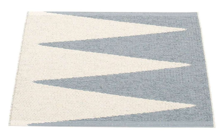 Modern Outdoor * | Pappelina Rugs Vivi Grey & Vanilla Runner Rug