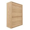 Modern Dining * | Ethnicraft Modern Dining Shadow Oak Storage Cupboard