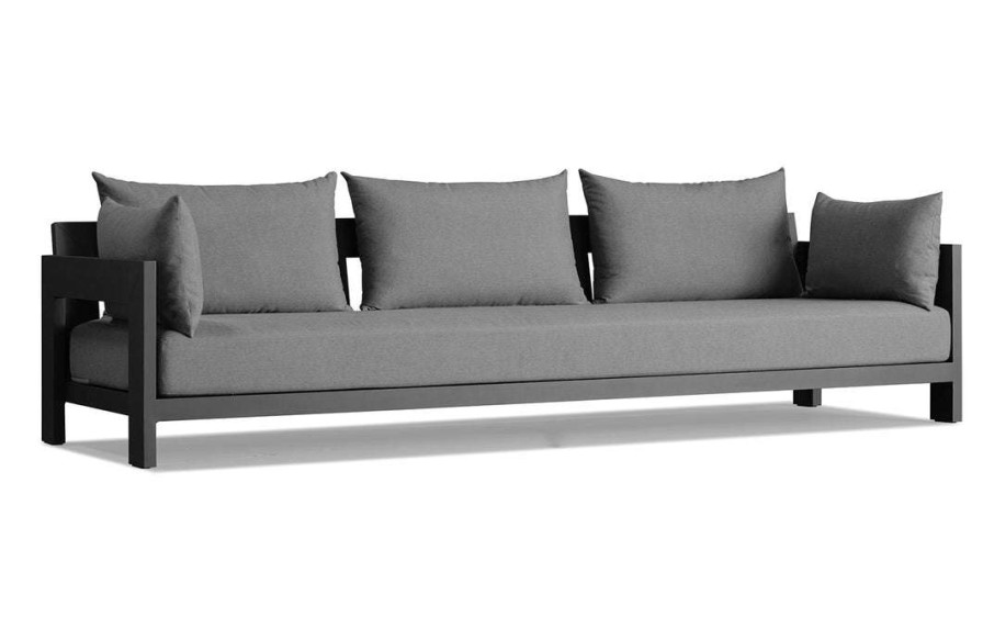 Modern Outdoor * | Harbour Outdoor Lounge Seating Hampton Three Seat Sofa