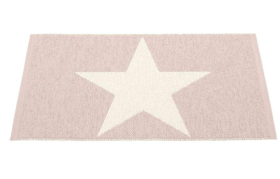 Modern Outdoor * | Pappelina Viggo One Pale Rose & Vanilla Runner Rug Rugs