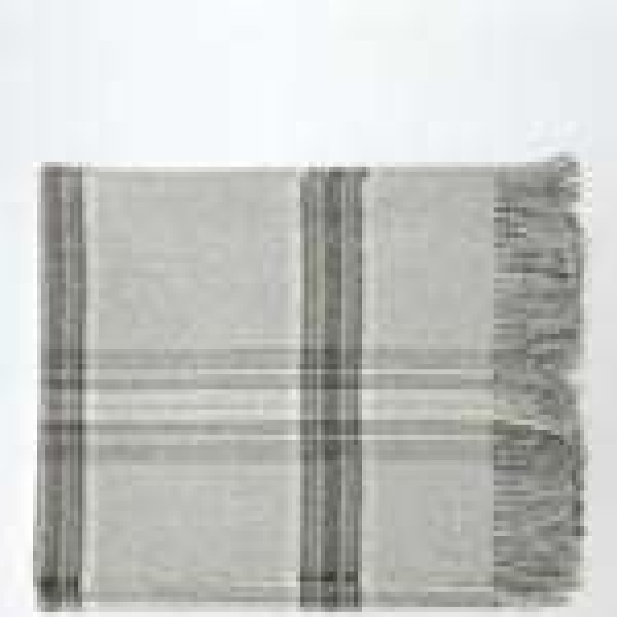 Other * | Area Accent Pillows/Throws Jasper Soft Grey Throw