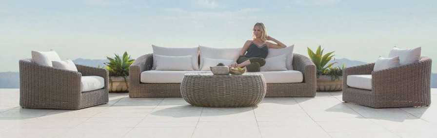 Modern Outdoor * | Harbour Outdoor Lounge Seating Barcelona Arm Chair