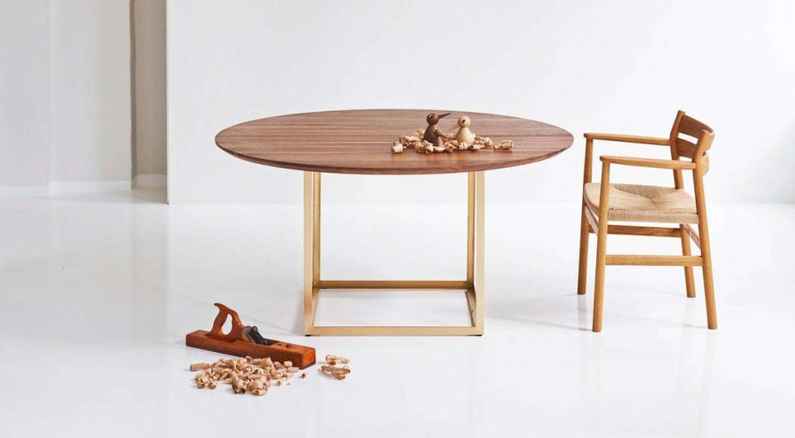 Modern Dining * | Dk3 Jewel Table Round / Max. 1 Extension Leaf Modern Dining