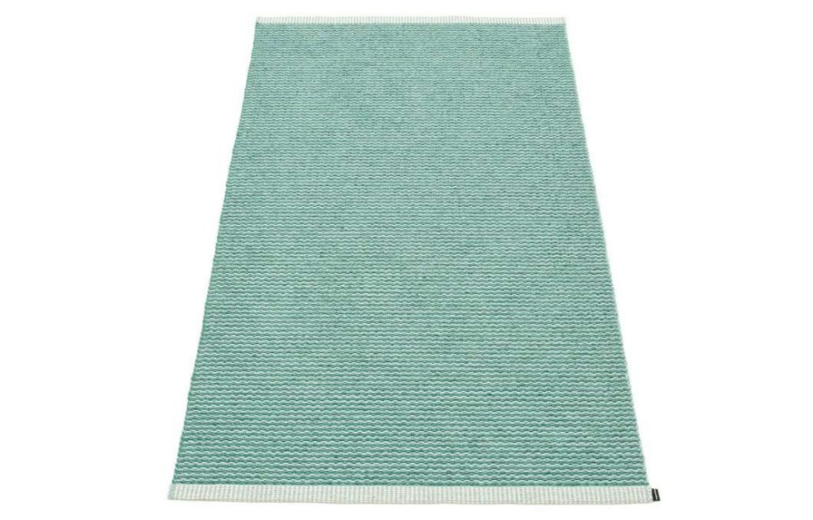 Modern Outdoor * | Pappelina Rugs Mono Jade & Pale Turquoise Rug