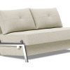 Modern Living * | Innovation Modern Living Cubed Sofa Bed With Chrome Legs