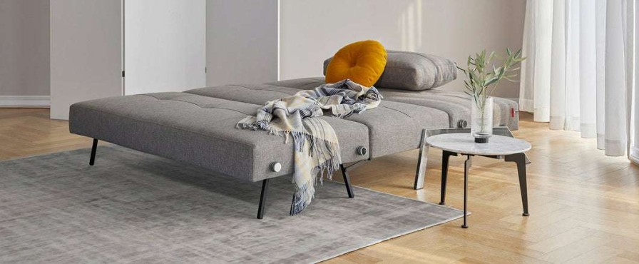 Modern Living * | Innovation Modern Living Cubed Sofa Bed With Chrome Legs