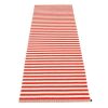 Modern Outdoor * | Pappelina Duo Coral Red & Vanilla Rug