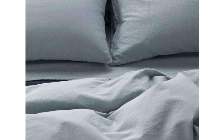 Modern Bedroom * | Area Bedding Perla Celeste Pillow Cases (Pair)