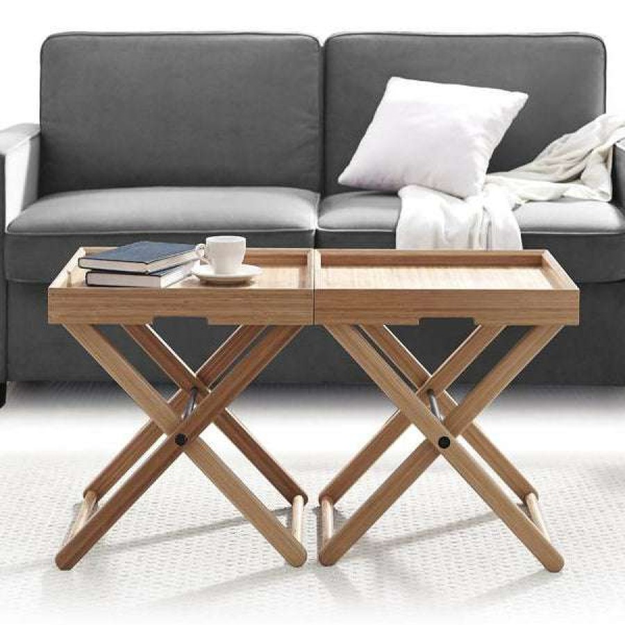 Other * | Greenington Teline Caramelized Tray Table Accents