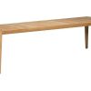 Modern Outdoor * | Harbour Outdoor Pier Teak Dining Table Tapered Leg