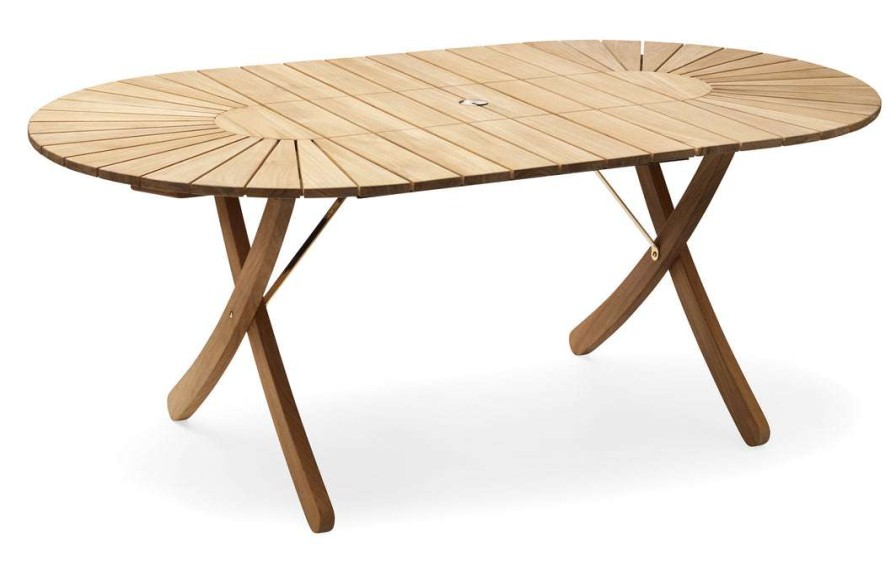 Modern Outdoor * | Skagerak Denmark Dining Selandia Extendable Table