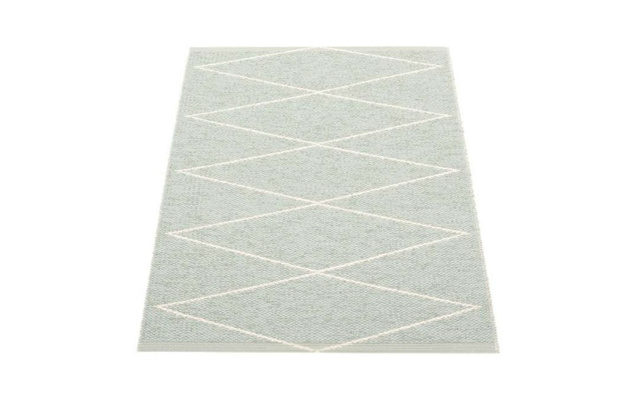 Modern Outdoor * | Pappelina Max Sage & Vanilla Runner Rug