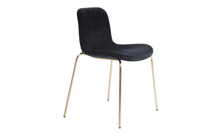 Modern Dining * | Norr11 Modern Dining Langue Soft Stack Steel Dining Chair