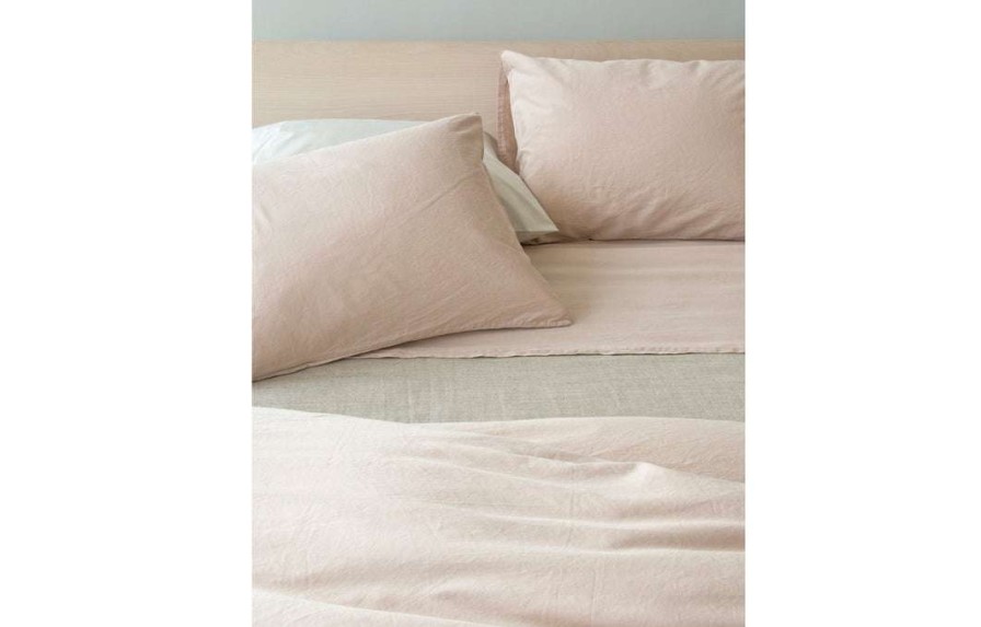 Modern Bedroom * | Area Perla Powder Pillow Cases (Pair)