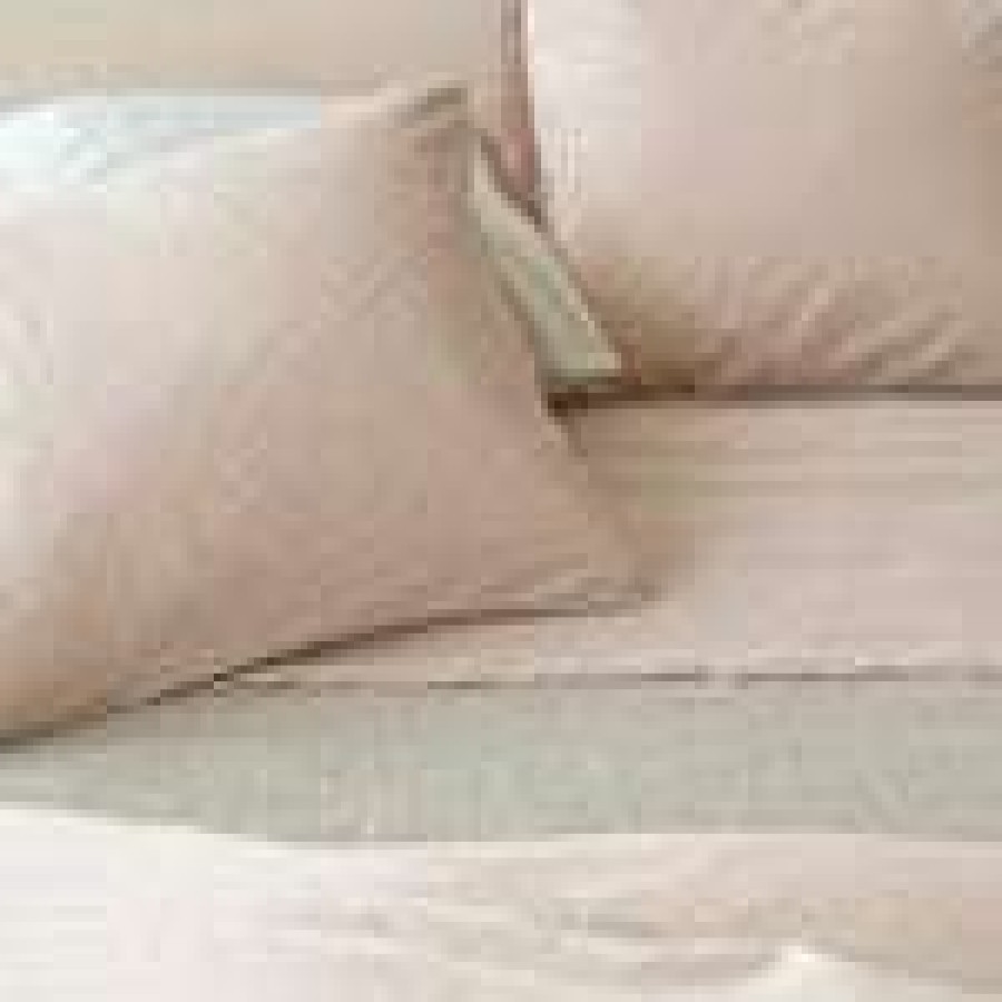 Modern Bedroom * | Area Perla Powder Pillow Cases (Pair)