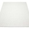 Modern Outdoor * | Pappelina Svea Metallic White & White Rug Rugs