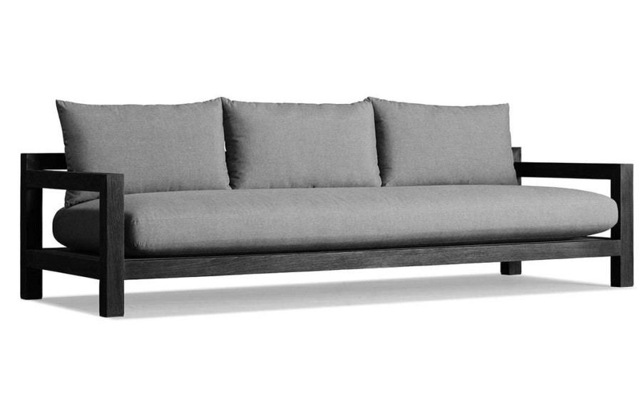 Modern Outdoor * | Harbour Outdoor Lounge Seating Pacific Three Seat Two Arm Sofa