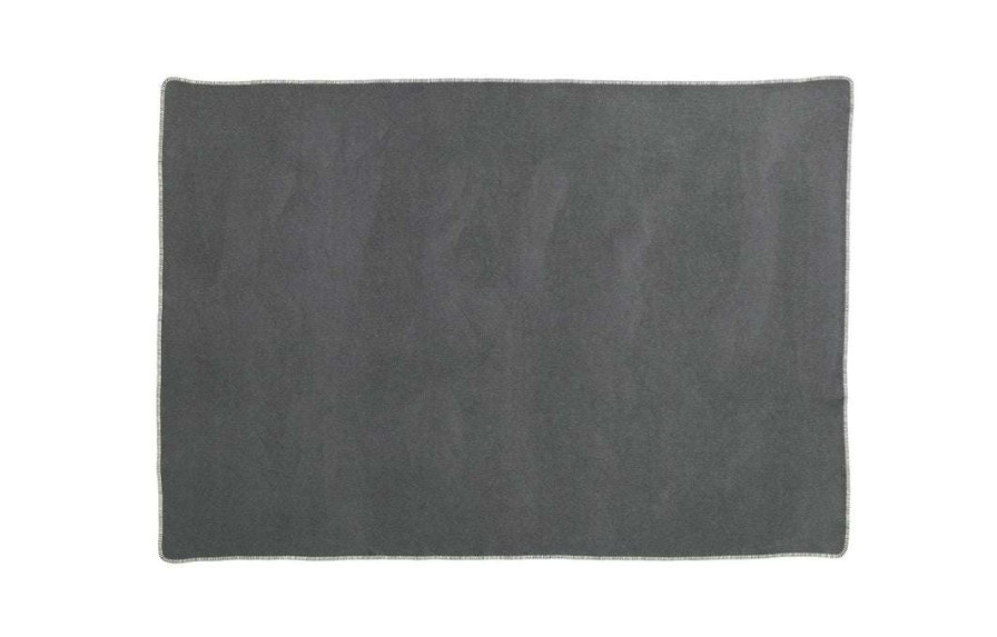 Other * | Pappelina Ylva Dark Grey & Charcoal Blanket Accent Pillows/Throws