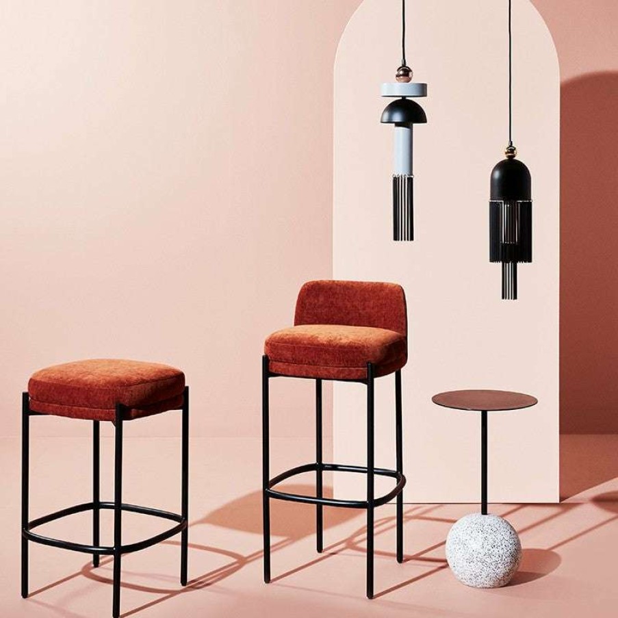 Modern Living * | Nuevo Inna Bar Stool With Back