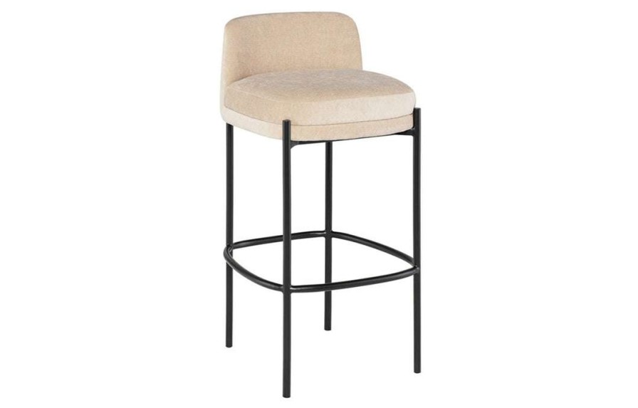 Modern Living * | Nuevo Inna Bar Stool With Back