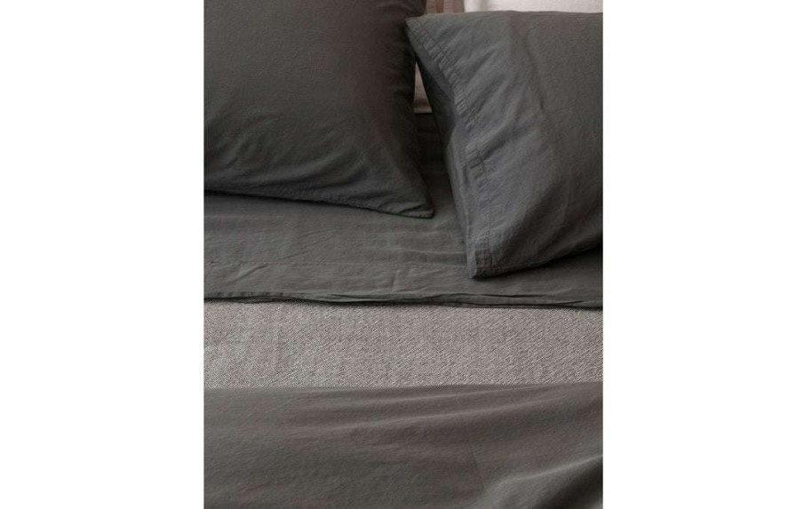 Modern Bedroom * | Area Perla Slate Fitted Sheet