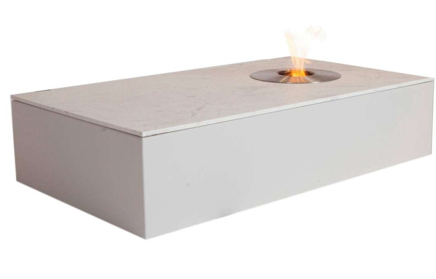 Modern Outdoor * | Harbour Outdoor Marble Fire Table Lounge Seating