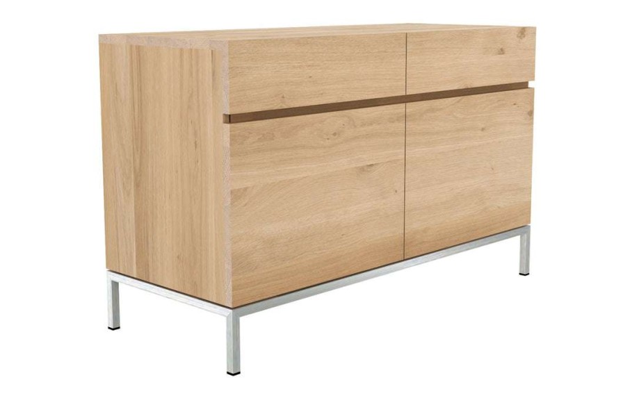 Modern Dining * | Ethnicraft Ligna Oak Sideboard