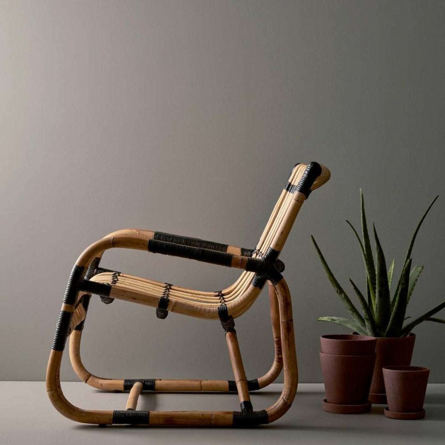 Modern Living * | Cane-Line Curve Indoor Lounge Chair