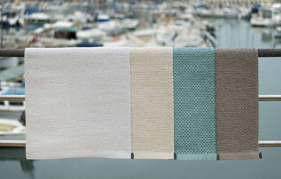 Modern Outdoor * | Pappelina Rugs Svea Metallic Azurblue & Pale Turquoise Runner Rug