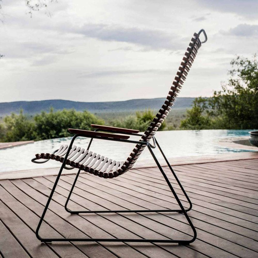 Modern Living * | Houe Click Lounge Chair With Bamboo Armrests