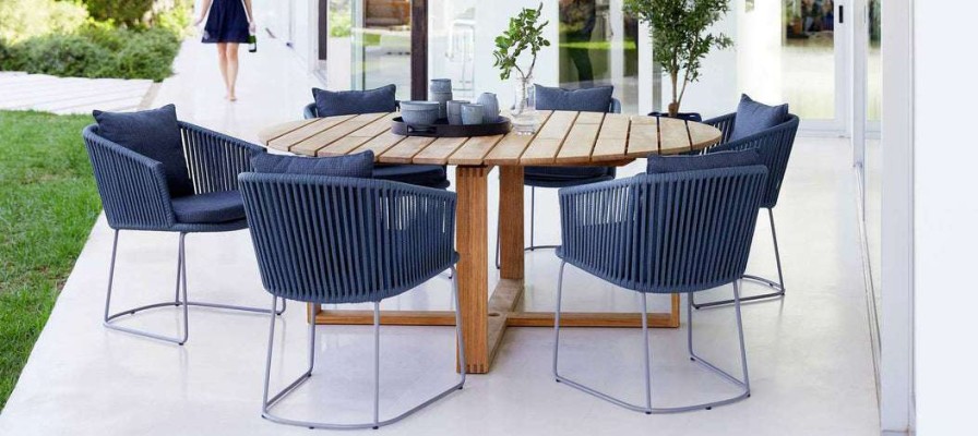 Modern Outdoor * | Cane-Line Endless Round Dining Table