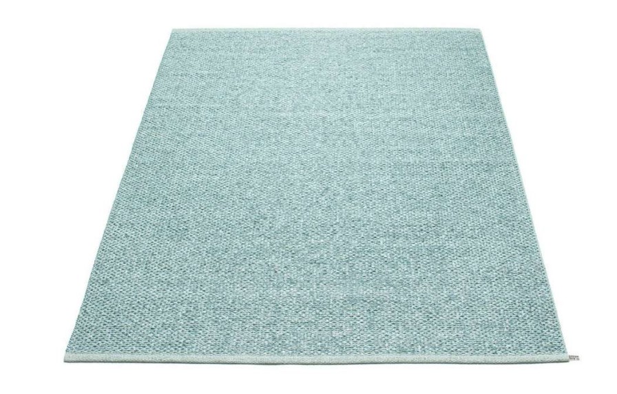 Modern Outdoor * | Pappelina Svea Metallic Azurblue & Pale Turquoise Rug Rugs