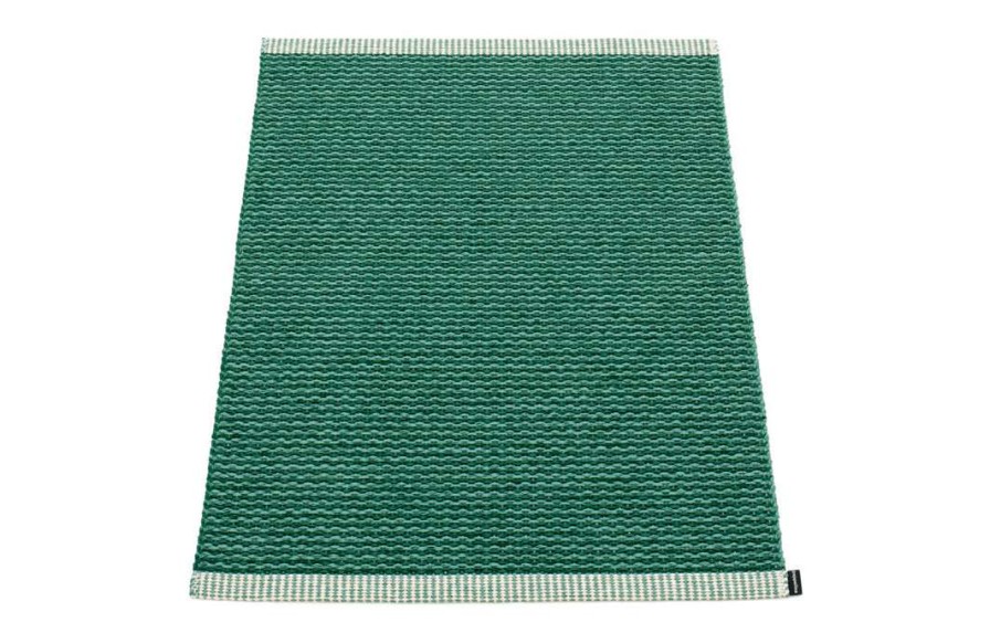 Modern Outdoor * | Pappelina Mono Jade & Dark Green Rug