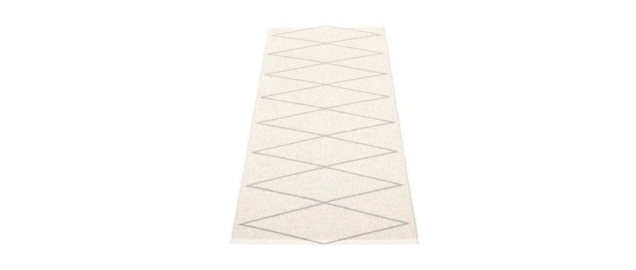 Modern Outdoor * | Pappelina Rugs Max Grey & Vanilla Runner Rug