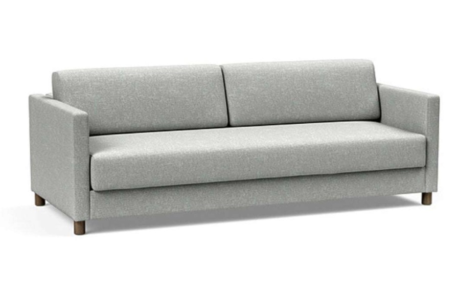 Modern Living * | Innovation Pricilla Sleek Smoked Oak Full Sofa Bed