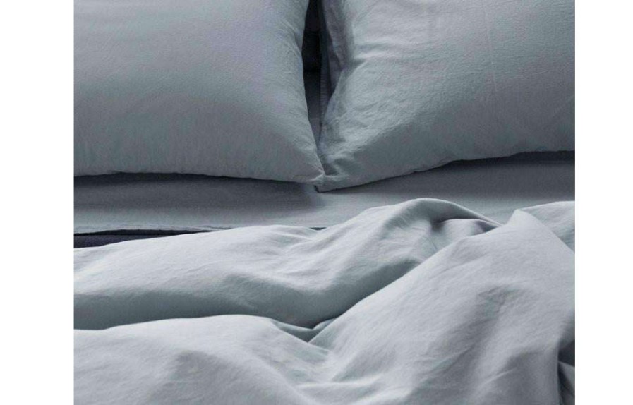 Modern Bedroom * | Area Perla Celeste Duvet Cover