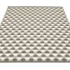 Modern Outdoor * | Pappelina Rugs Dana Warm Grey & Charcoal & Vanilla Rug