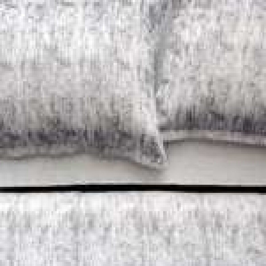 Modern Bedroom * | Area Modern Bedroom Leo Grey Cotton Sham