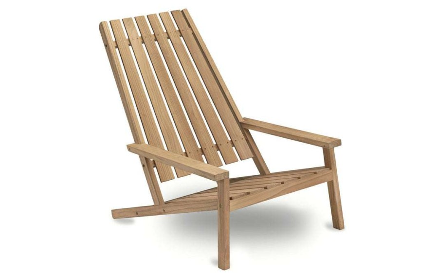 Modern Outdoor * | Skagerak Denmark Between Lines Deck Chair