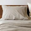 Modern Bedroom * | Area Anton Khaki Cotton Flat Sheet