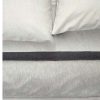 Modern Bedroom * | Area Jewel Grey Cotton Sateen Pillow Cases (Pair) Modern Bedroom